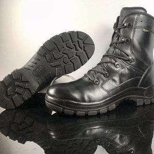 Haix AirPower P7 9” Tactical GoreTex Black Leather Boots + Brand New Insoles